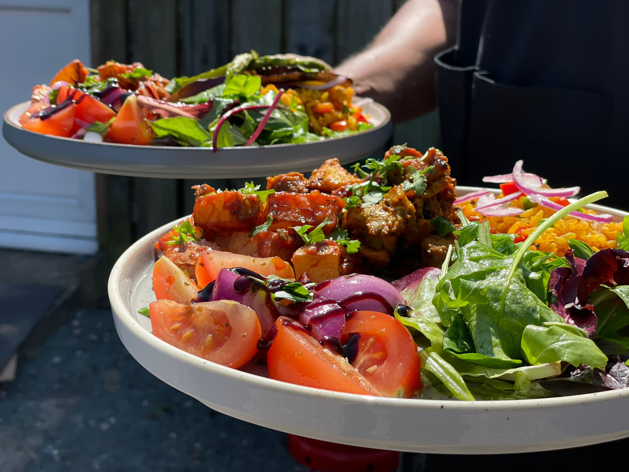 Freshly prepared HUNGER street food catering